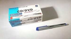 marker permanentny do płyt CD/DVD niebieski Granit