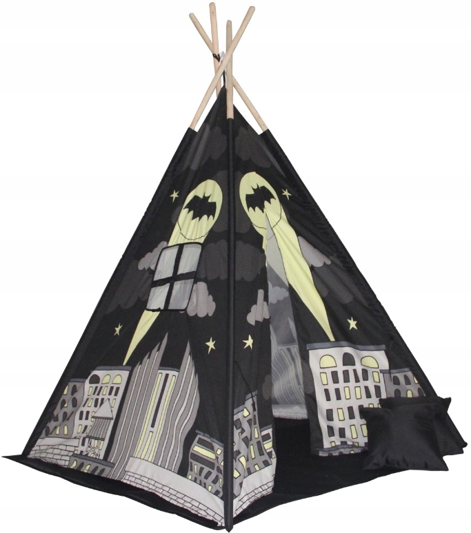 TIPI NAMIOT WIGWAM PODŁOGA 2 PODUSZKI ENERO BATMAN