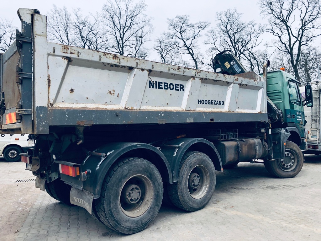 Volvo FM 12, 6x6, HDS 5t, wywrotka, Bordmatic 7821334794