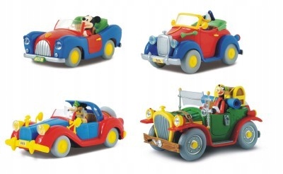 Auto Disney 1:43 Mickey,Scrooge,Donald,Goofy 1 szt