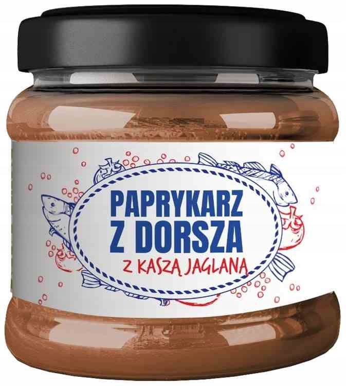 PAPRYKARZ Z DORSZA Z KASZĄ JAGLANĄ 155 g - KUTER F