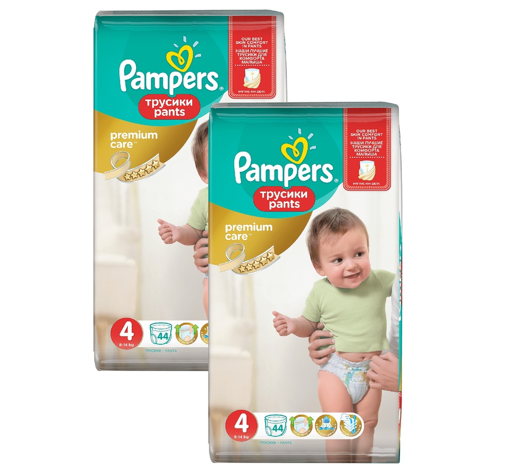 PAMPERS Pants Premium Care 4 Maxi 2 x 44 szt 7823409728 oficjalne
