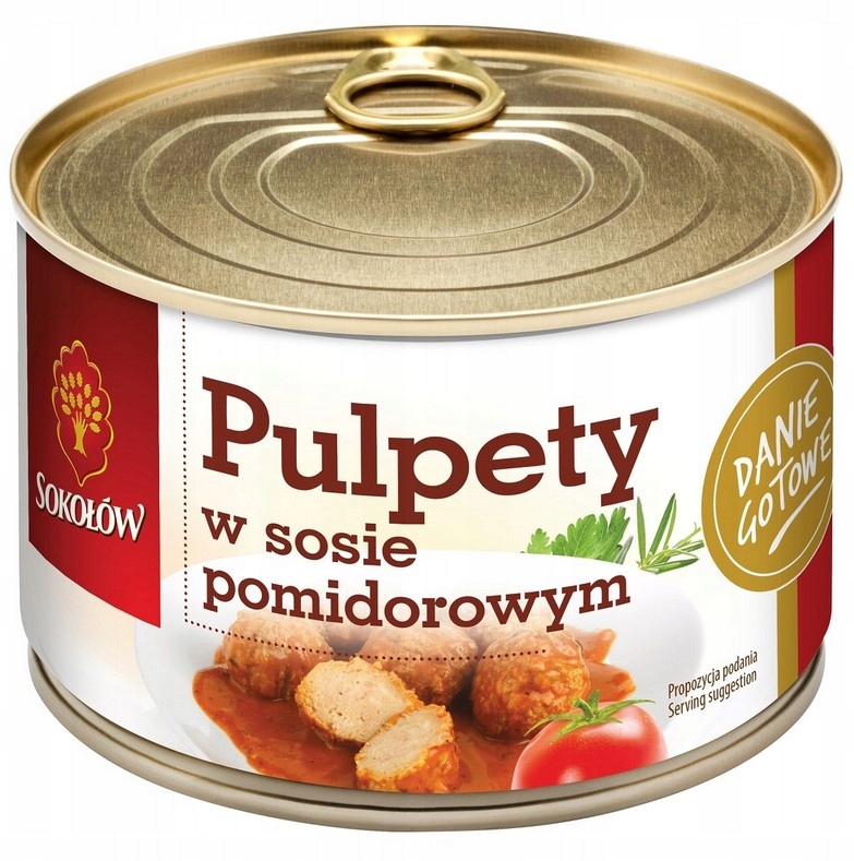 Pulpety w Sosie Pomidorowym 400g Sokołów