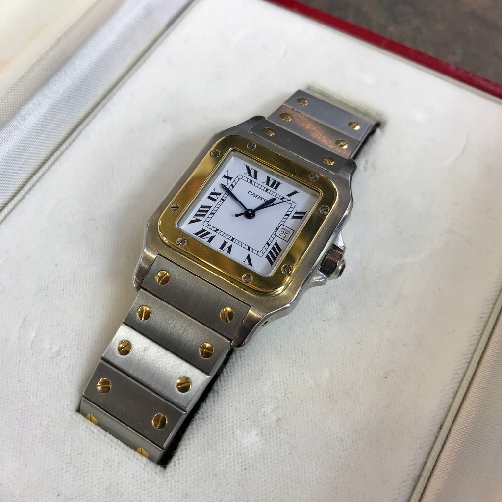 Zegarek Cartier Santos ze złotem automat