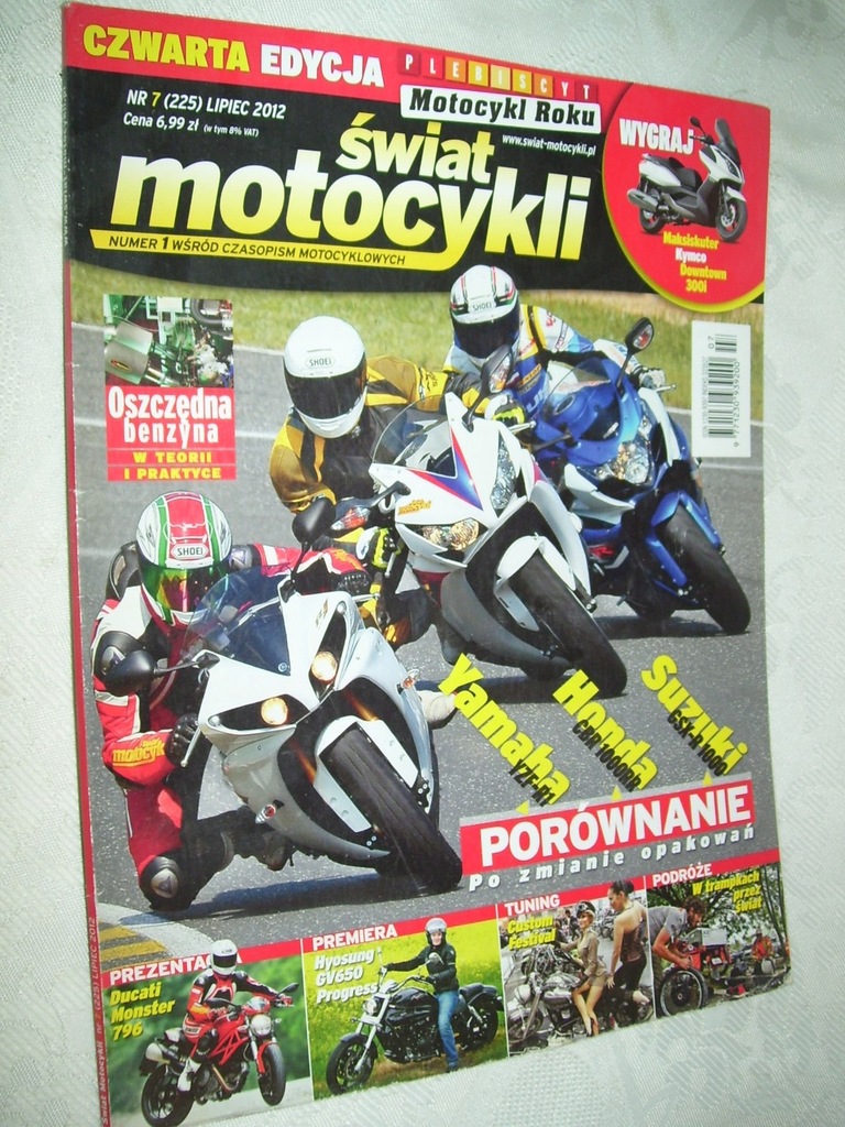 ŚWIAT MOTOCYKLI - PORÓWNANIE - 7/2012