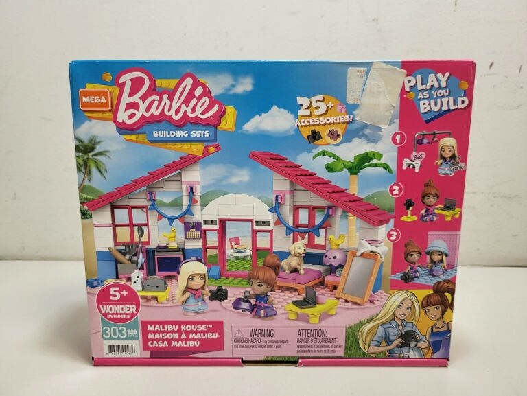BARBIE BUILDING SET ZESTAW KLOCKÓW MALIBU HOUSE 11957401836