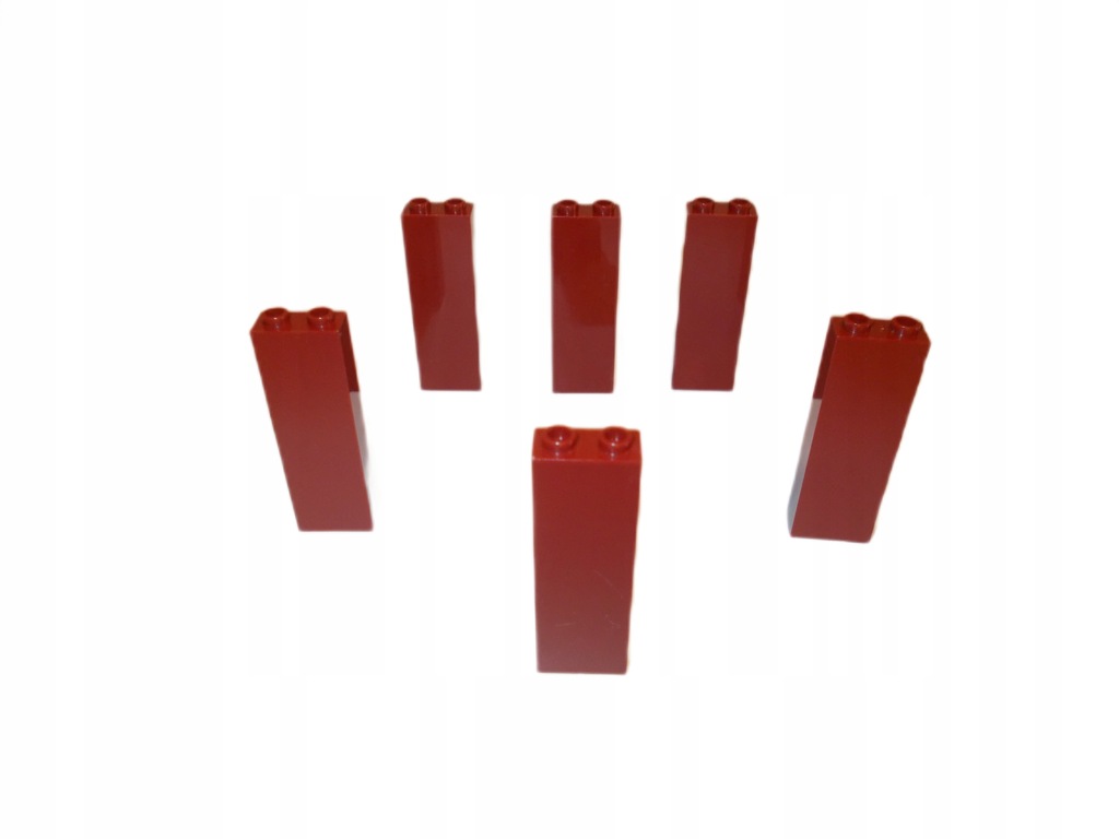 LEGO ELEMENTY SŁUPKI 1X2X5 DKRED