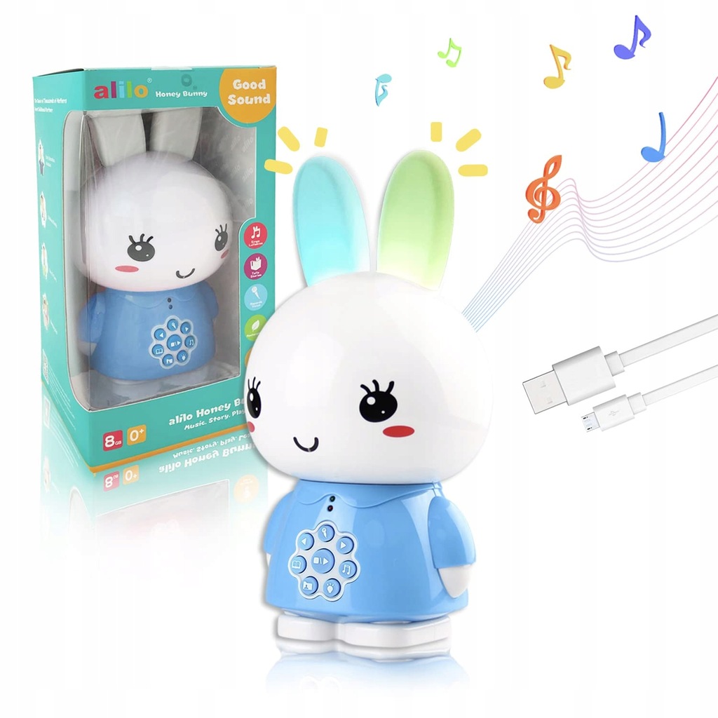 Alilo Honey Bunny Bluetooth Interaktywna Lampka
