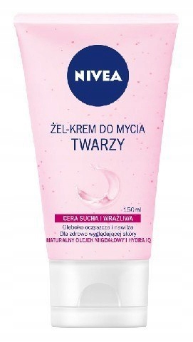 Nivea Żel-krem do mycia twarzy do cery suchej i wr