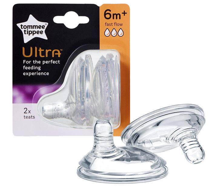 TOMMEE TIPPEE Smoczek antyk. Ultra 6m+ szybki 2szt