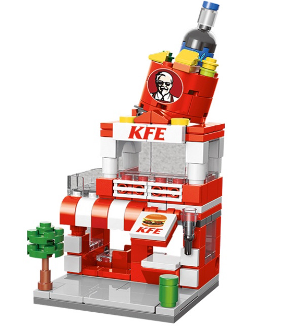 Klocki 164 el. Restauracja kfc KFE