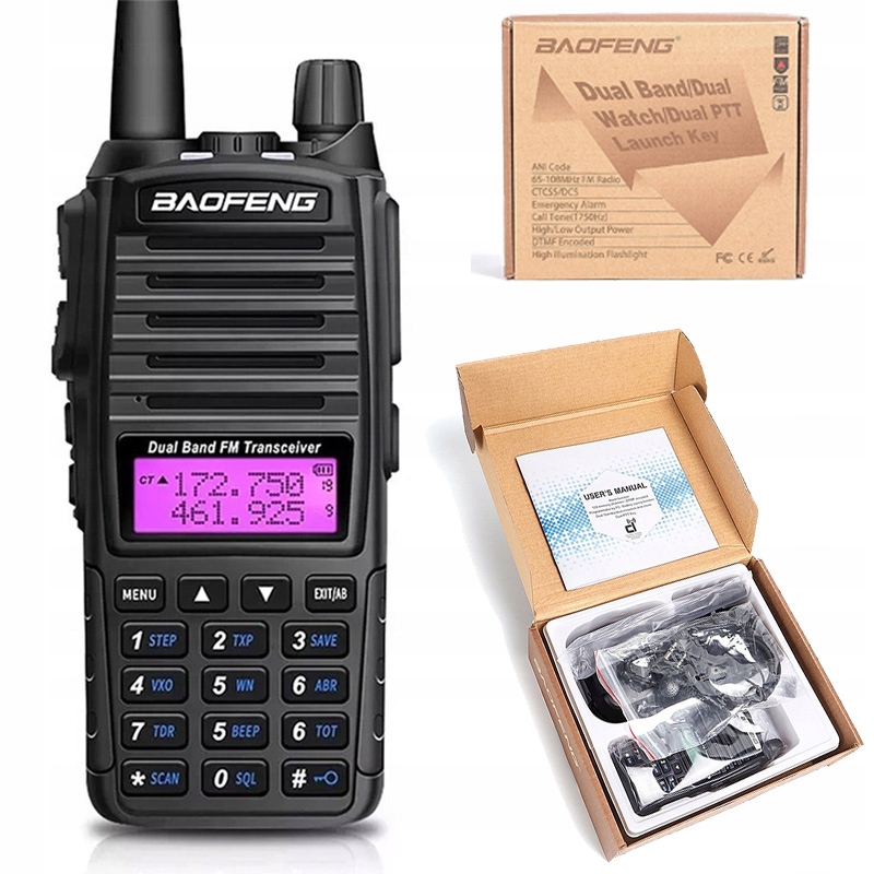 Krótkofalówka Baofeng UV82 8W Radiotelefon PMR