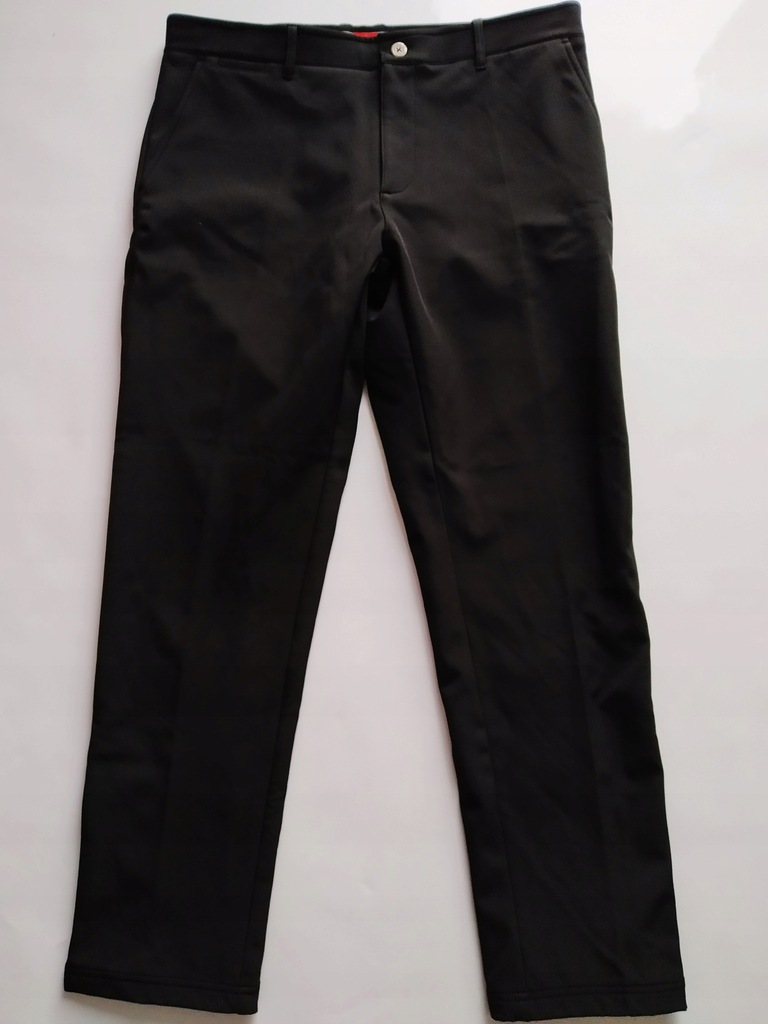 Spodnie eleganckie SLAZENGER czarne 36W 31R