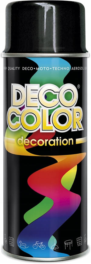 DECO COLOR LAKIER 014 CZARNY POLYSK 400 ml