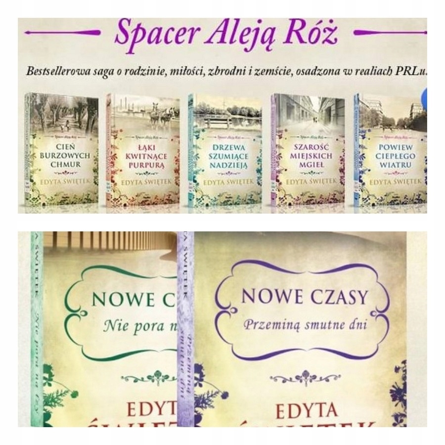 SPACER ALEJĄ RÓŻ + NOWE CZASY - E.ŚWIĘTEK. NOWE