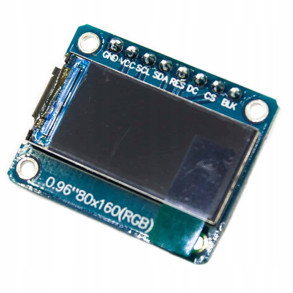 TFT IPS 0,96" SPI na ST7735 dla Arduino STM32