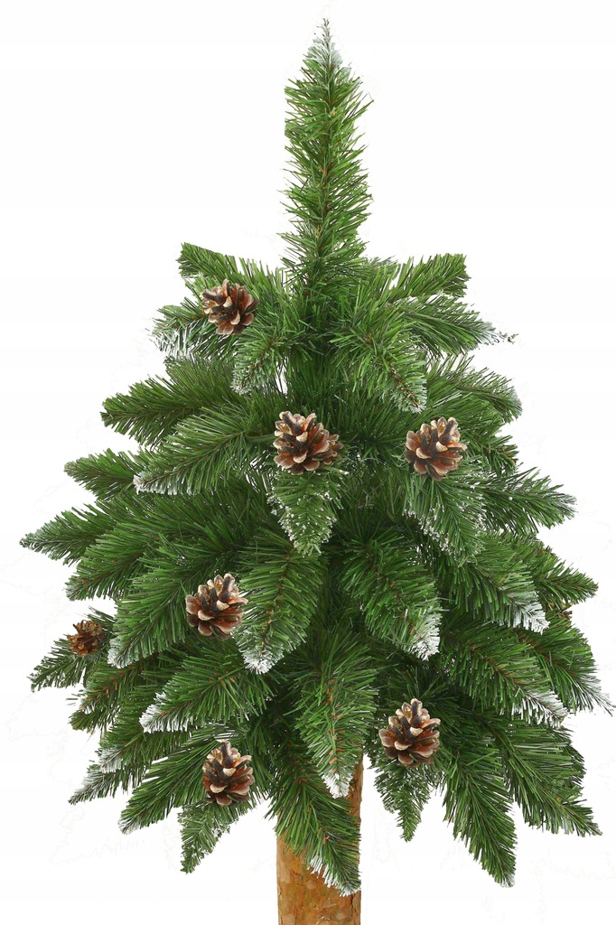 CHOINKA Biała sztuczna na pniu Choinki 120 cm 10 7604614279