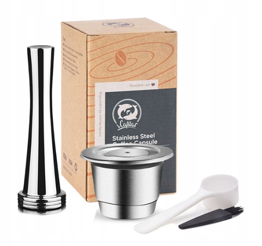 KAPSUŁKA WIELOKROTNEGO UŻYTKU NESPRESSO + Tamper
