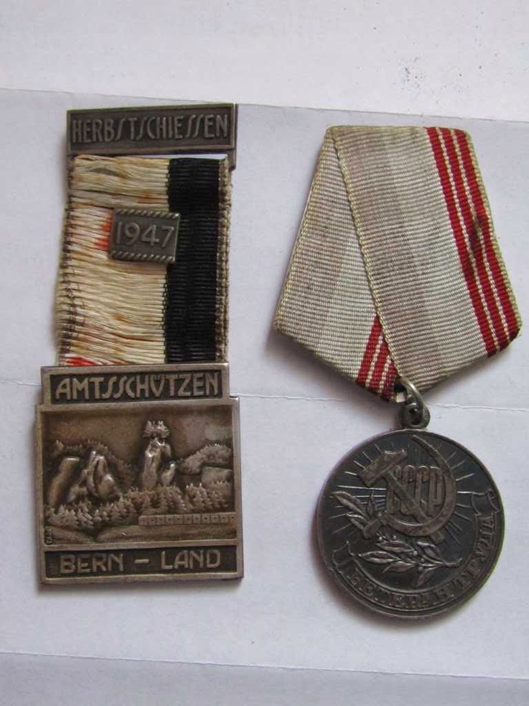 MEDAL STRZELECKI + MEDAL ZA PRACĘ , ZESTAW .