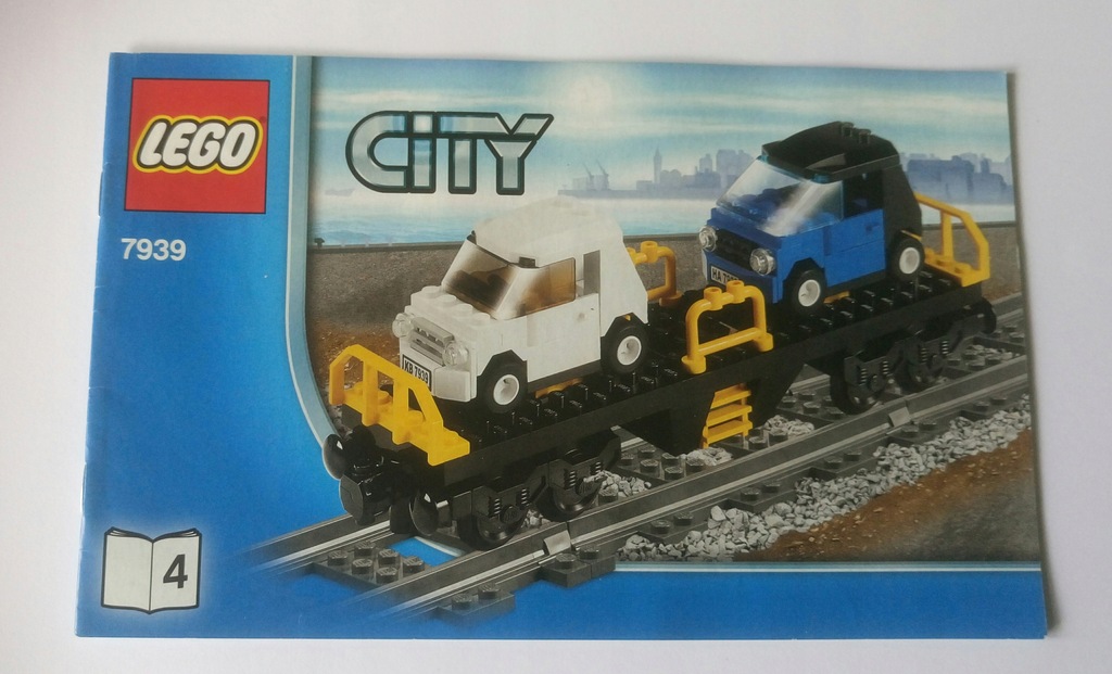 LEGO 7939 city Instrukcja wagon z samochodami Nr4