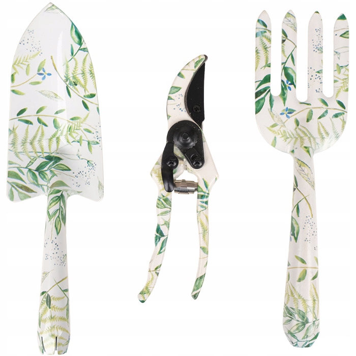 ZESTAW NARZĘDZI OGRODNICZYCH ZESTAW OGRODNIKA 3-EL WIDEŁKI SEKATOR ŁOPATKA