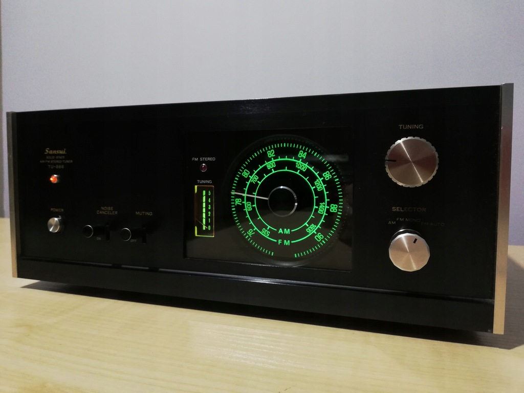 SANSUI TU 666 tuner piękny klasyk