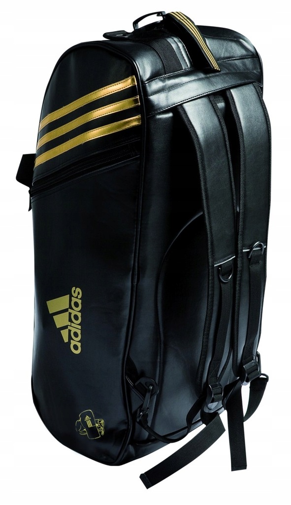 Torba-plecak 2w1 Judo Adidas ze złotymi paskami