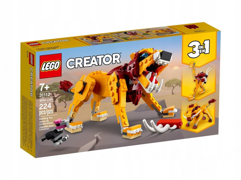 LEGO 31112 Creator Dziki lew