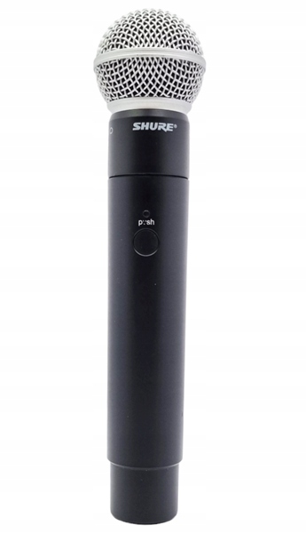 Mikrofon pojemnościowy Shure Instrument SM58 + Nadajnik MXW2 Z11