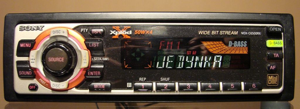 Radio MD - SONY XPLOD - MDX-C6500RX - MiniDisc