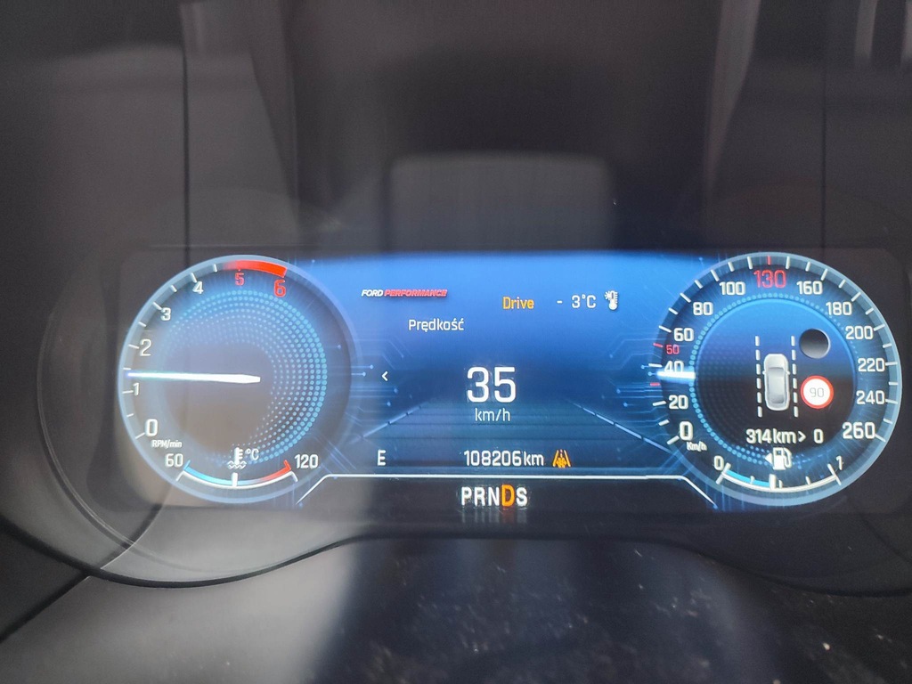 LICZNIK FULL DIGITAL FORD MONDEO MK5 FUSION USA