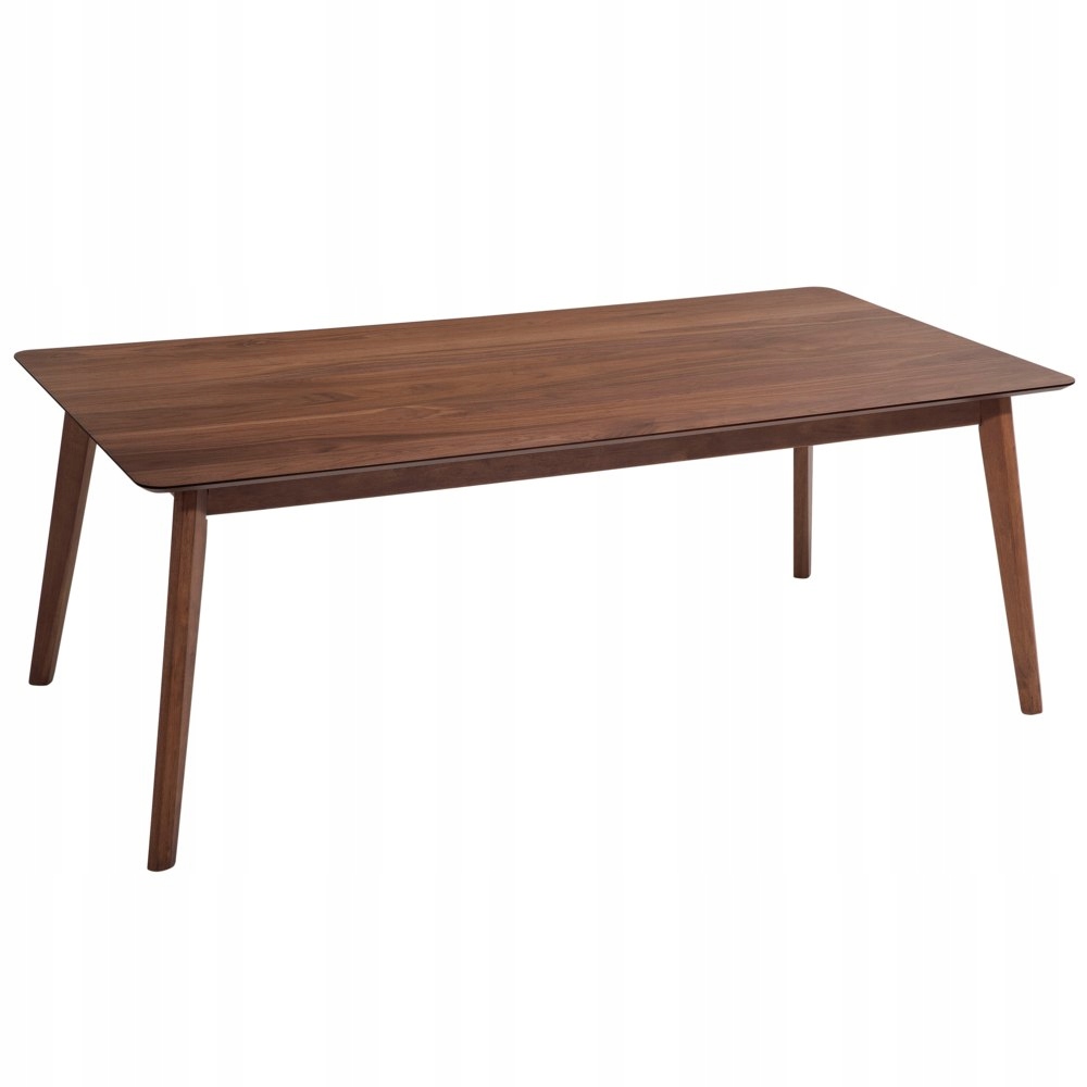 Stół do jadalni 200 x 100 cm ciemne drewno MADOX