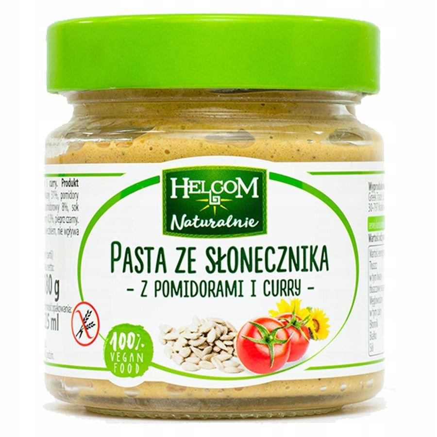 Pasta ze słonecznika z pomidorami i curry Helcom,