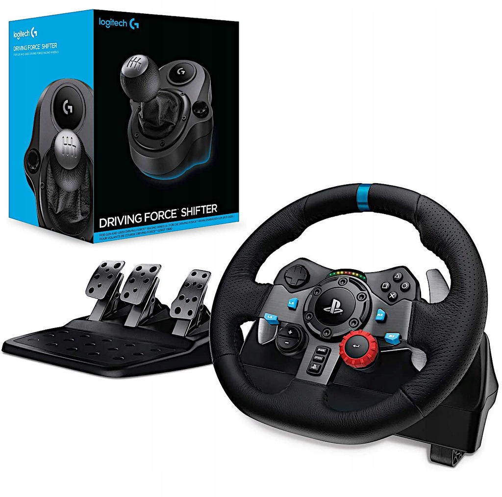 Купить РУЛЕВОЕ КОЛЕСО LOGITECH G29 + ПЕРЕКЛЮЧАТЕЛЬ ШЕСТЕРНИ PS4 PS5 ПК: отзывы, фото, характеристики в интерне-магазине Aredi.ru