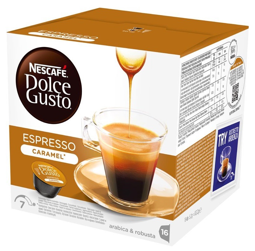 Nescafe kawa Dolce Gusto karmelowe ESPRESSO 16 kaw