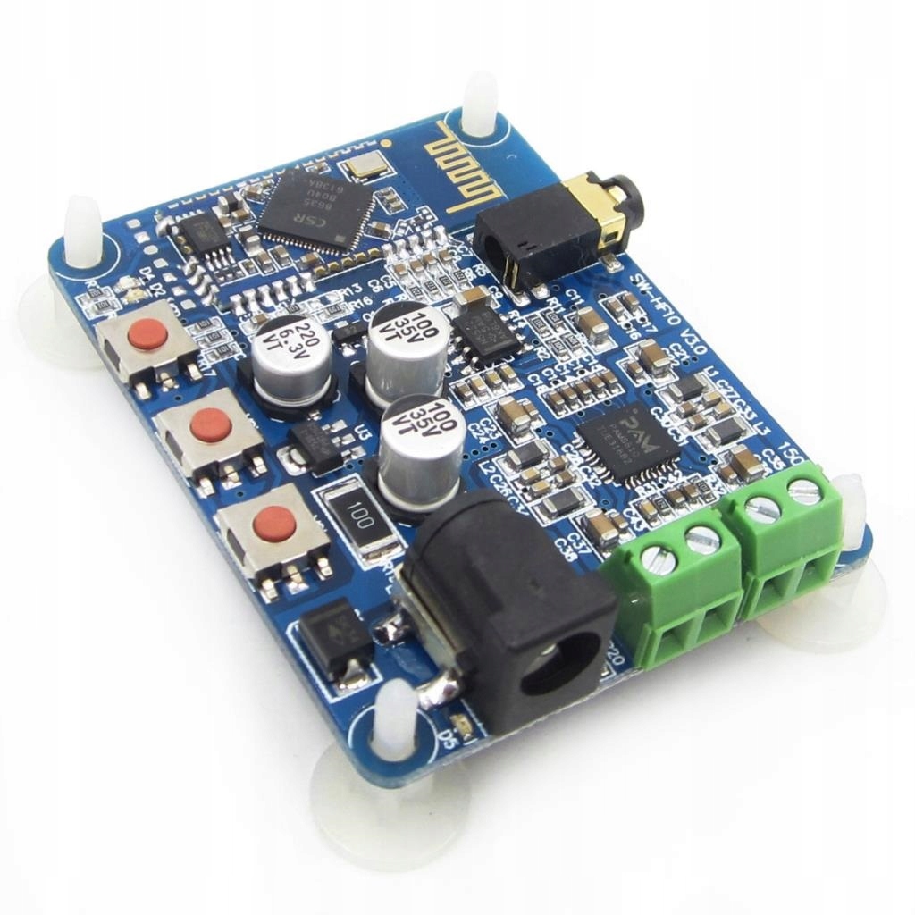 PAM8610 MODUŁ WZMACNIACZ AUDIO BLUETOOTH 2x10W 12V