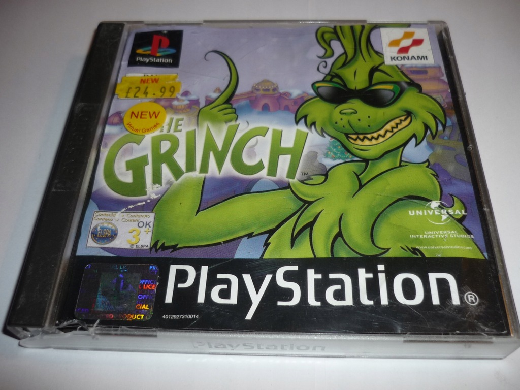 PSX PS1 THE GRINCH PLAYSTATION 10484937364 oficjalne archiwum Allegro
