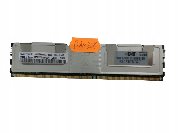 SAMSUNG 4GB DDR2 2RX4 PC2-5300F-555-11-E0 RAM328