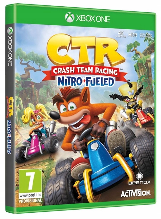 CRASH TEAM RACING NITRO-FUELED XBOX ONE NOWA XOne PUDEŁKOWA