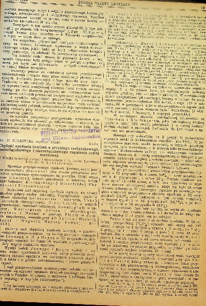 Polska gazeta lekarska Rok III nr 1 do 52 1924