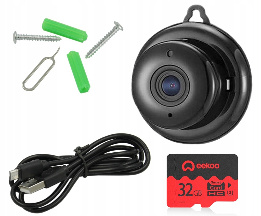 Купить МИНИ-КАМЕРА FULL HD ДЛЯ ОБНАРУЖЕНИЯ ШПИОНА + КАРТА 32: отзывы ...