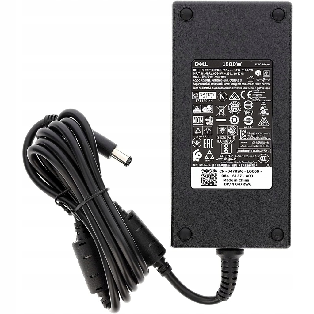 Dell Ładowarka Zasilacz 180W 7.4mm 9.23A do