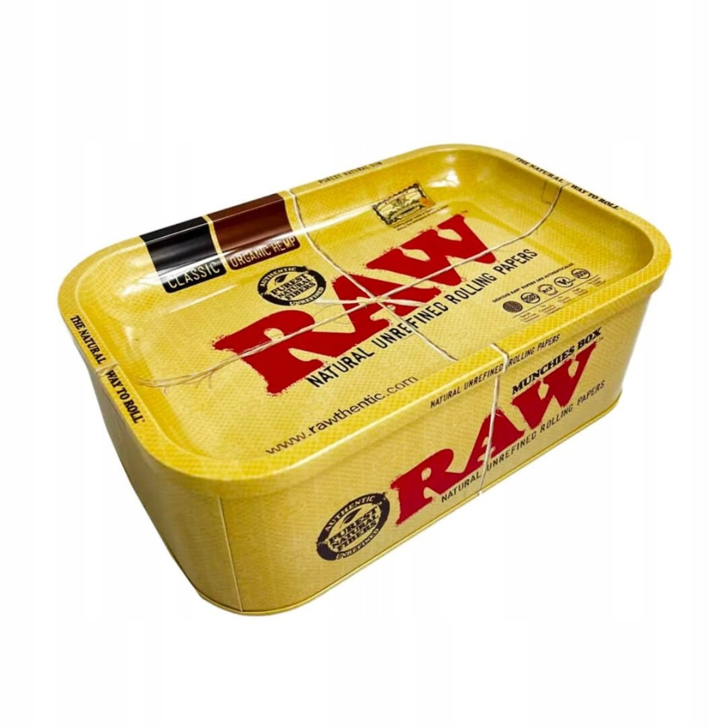 Raw Munchies Box - metalowe pudełko z tacką