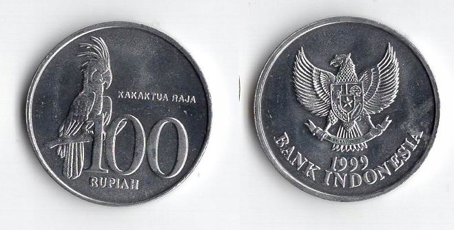 INDONEZJA 1999 100 RUPIAH
