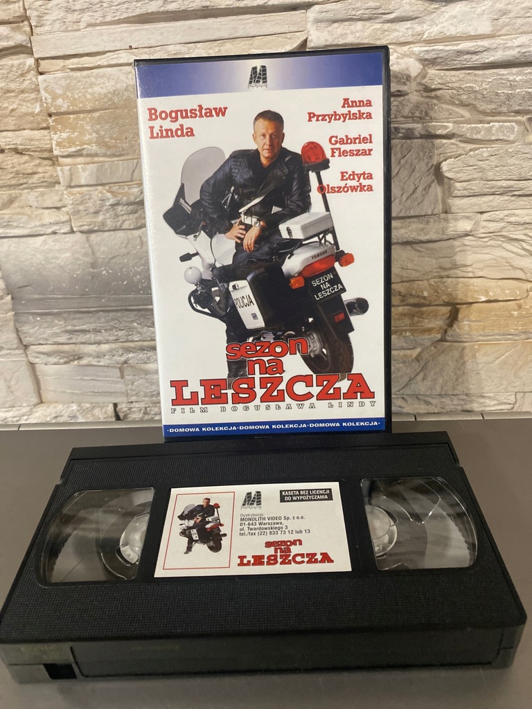 Sezon na Leszcza VHS Bogusław Linda Jak Nowe