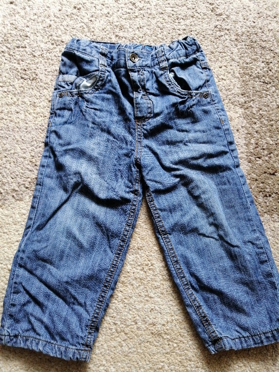 #52 Ocieplane spodnie jeansowe