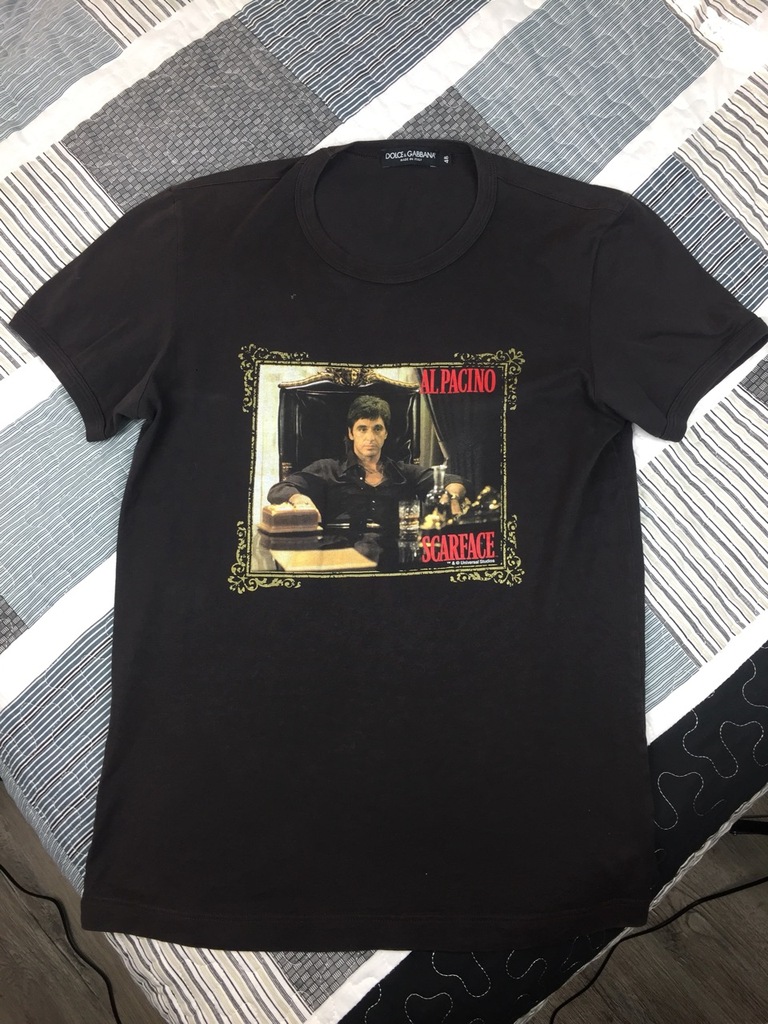 dolce gabbana tony montana t shirt