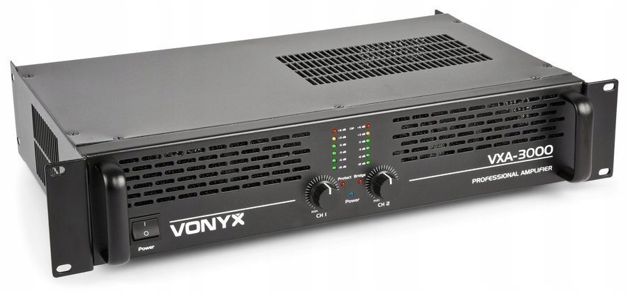 Profesjonalny WZMACNIACZ 2x 1500W Vonyx koncerty