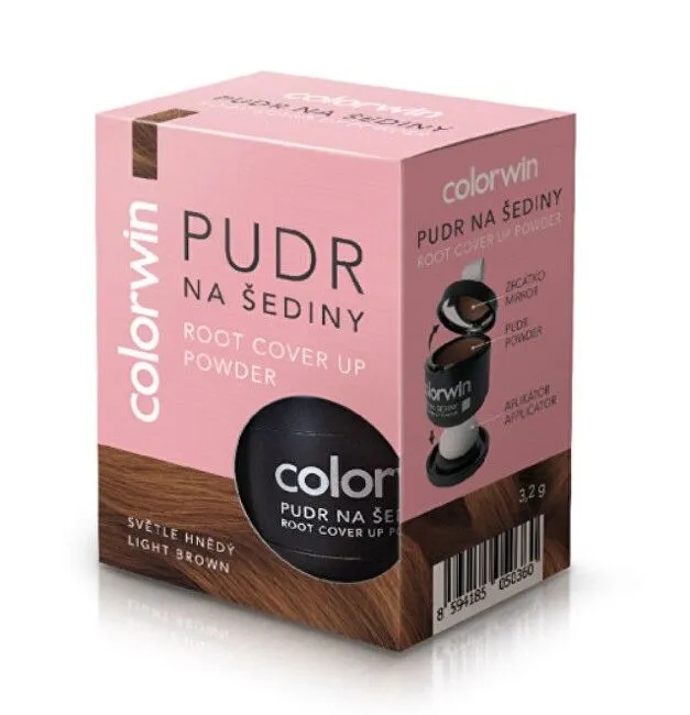 COLORWIN Puder kryjący odrost Ciemny Brąz 3.2g