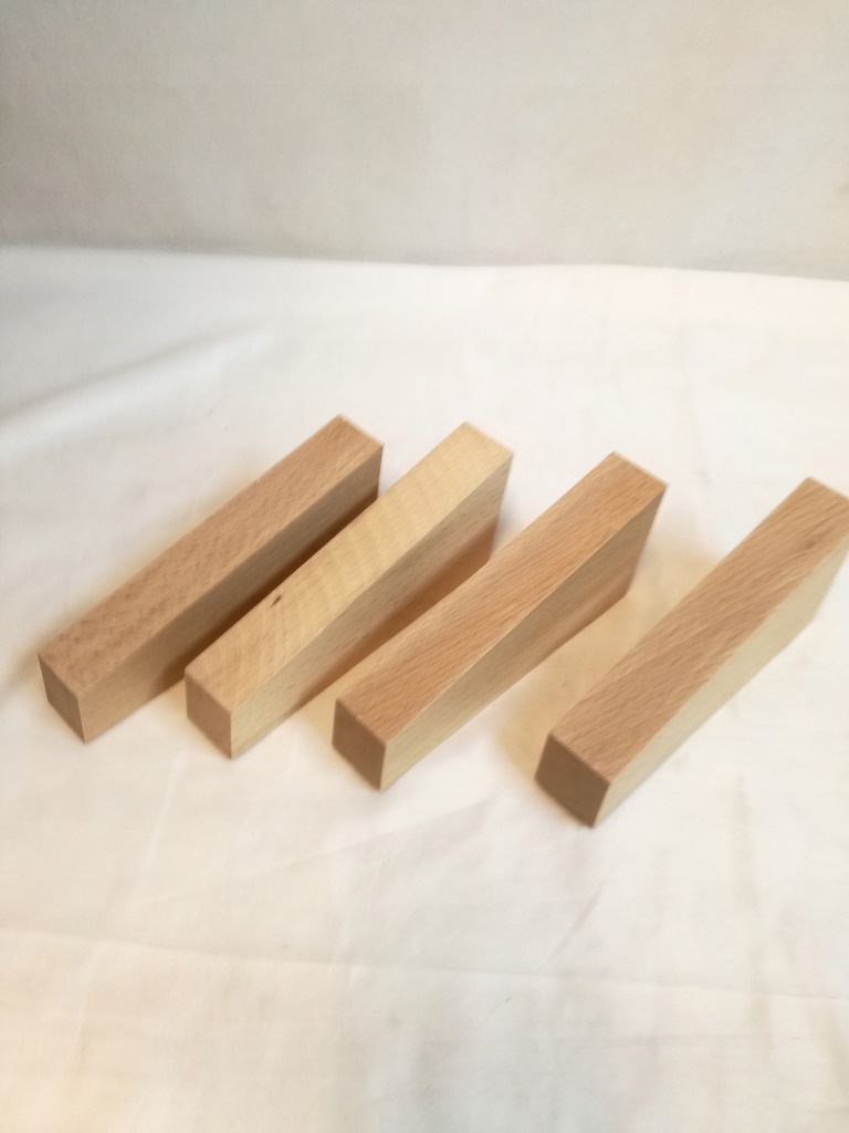NOGI,NÓŻKI DREWNIANE DO MEBLI, TRAPEZ WYS 15CM